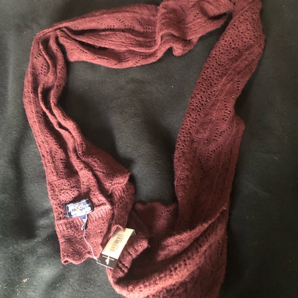 NWT maroon American Living scarf - super soft - Picture 1 of 3